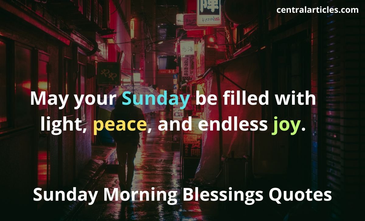 Sunday Blessings